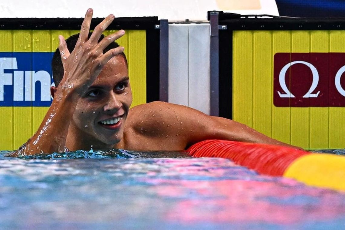 David Popovici desemnat &amp;quot;&Icirc;notătorul Anului&amp;quot; de prestigioasa publicație americană &bdquo;Swimming World&rdquo; 