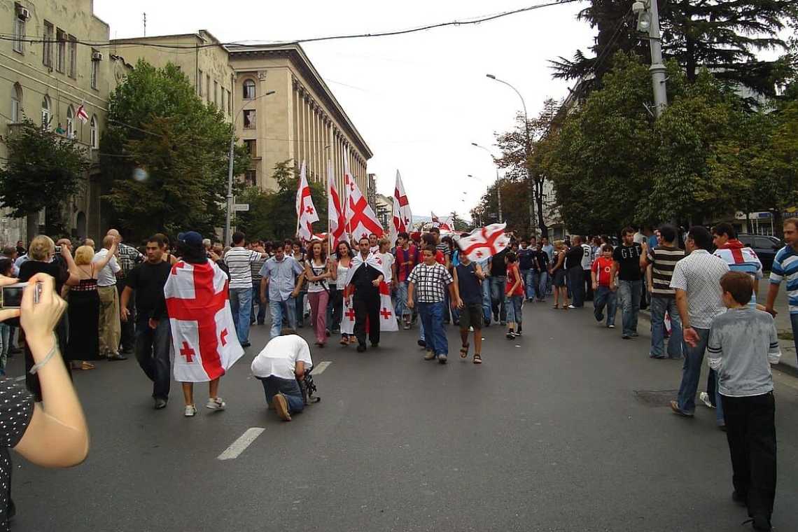 Proteste bune &icirc;n Georgia dar rele &icirc;n Moldova: dublu standard occidental!