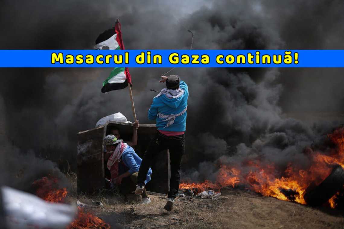 Masacrul din Palestina: zeci de mii de strămutați &icirc;n zona centrală