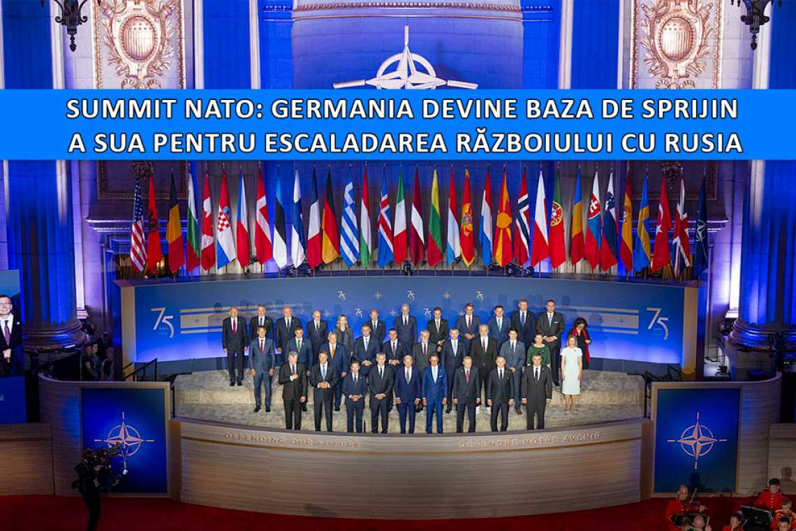 Summit NATO: Germania devine baza de sprijin a SUA pentru escaladarea războiului cu Rusia