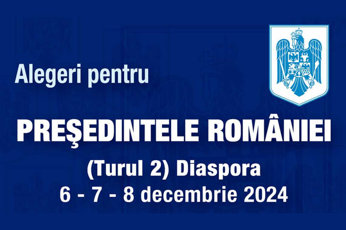 Diaspora votează &icirc;n turul al doilea al alegerilor prezidențiale